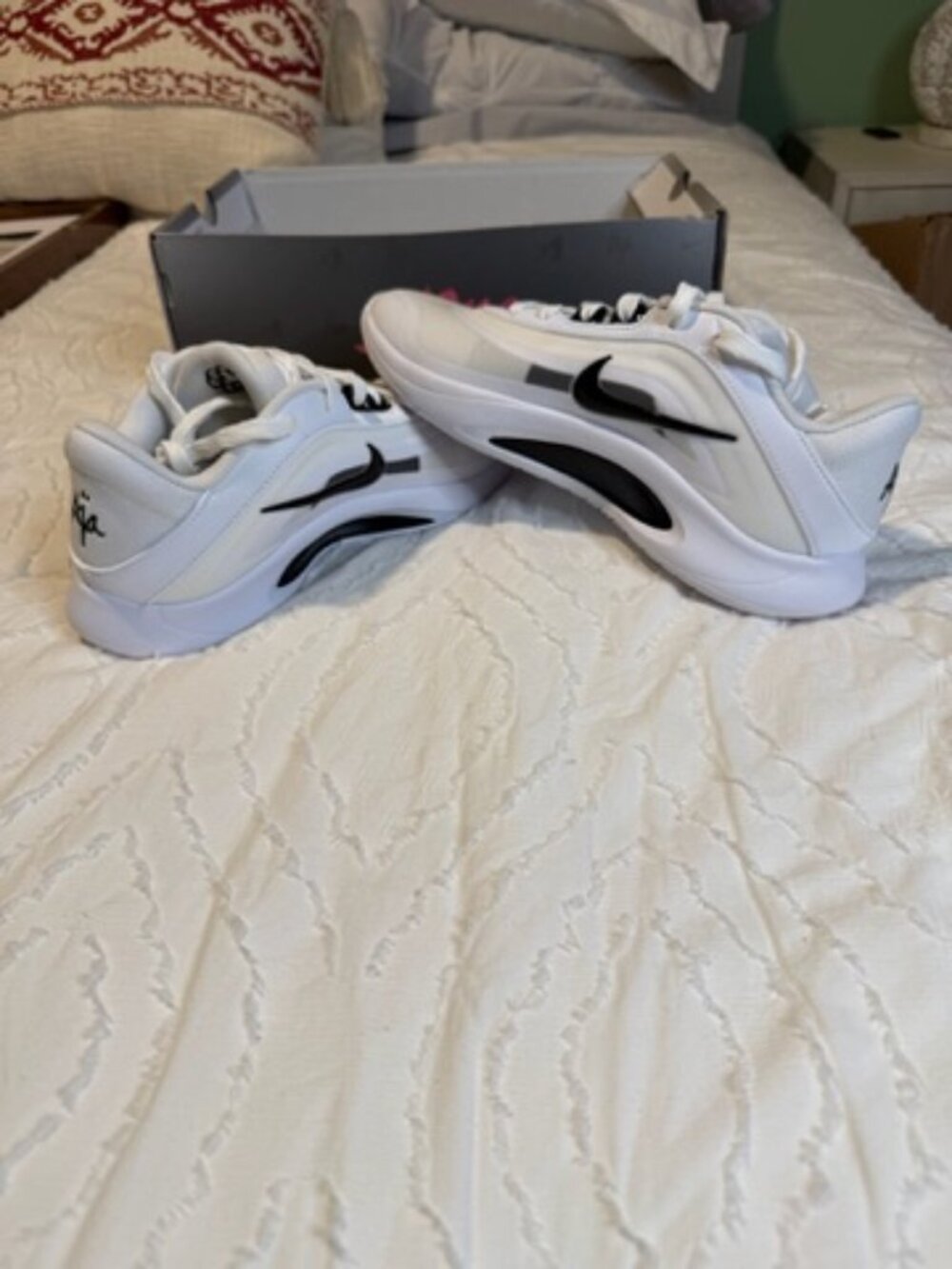 Nike Aja Wilson A'One Shoes Size 8 Women's/6.5 Men's Color White/Black Brand New